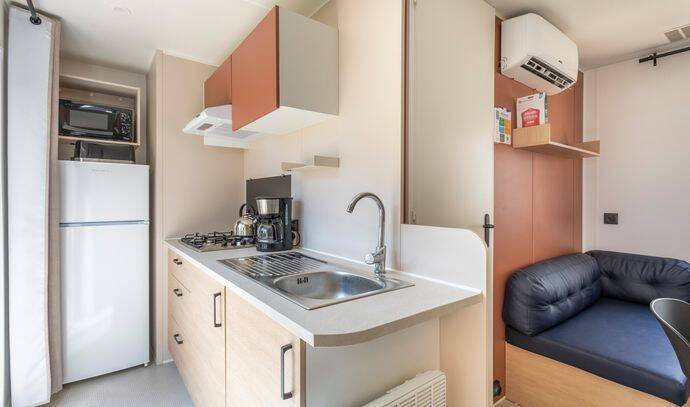 Mobil-home | Comfort | 3 Ch. | 6 pers. | Terrasse surélevée | A/C 3