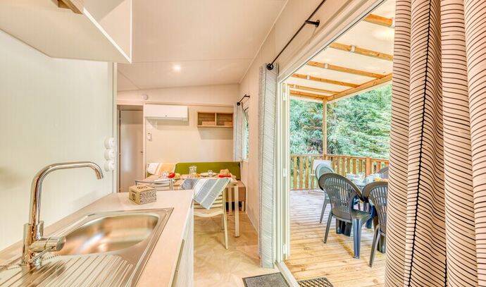 Mobil-home | Comfort | 3 Ch. | 6 pers. | Terrasse surélevée | A/C 2