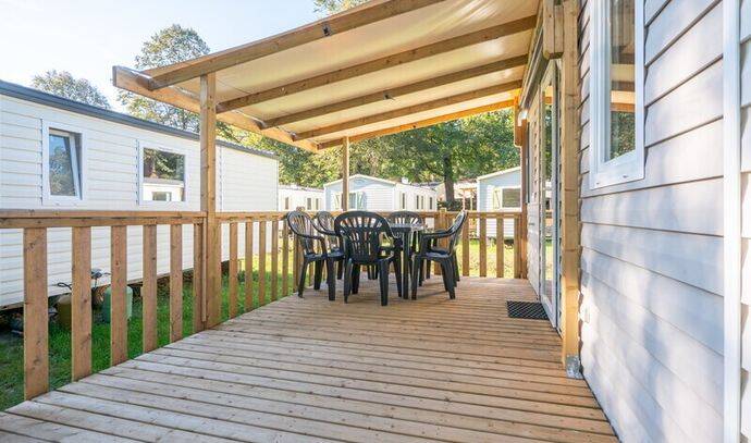Mobil-home | Comfort | 3 Ch. | 6 pers. | Terrasse surélevée | A/C 1