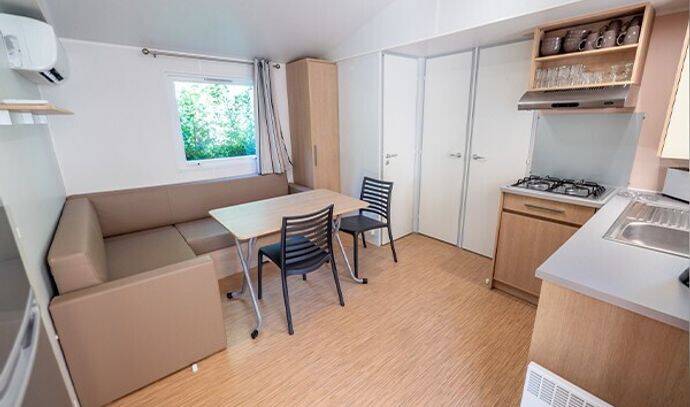 Mobil-home | Comfort | 3 Ch. | 6 pers. | Terrasse surélevée | A/C 3