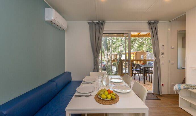 Mobil-home | Comfort | 3 Ch. | 6 pers. | Terrasse surélevée | A/C 2
