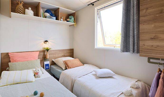 Mobil-home | Comfort | 3 Ch. | 6 pers. | Terrasse surélevée | A/C 4