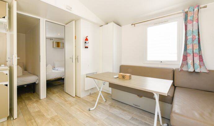 Mobil-home | Comfort | 3 Ch. | 6 pers. | Terrasse surélevée | A/C 3