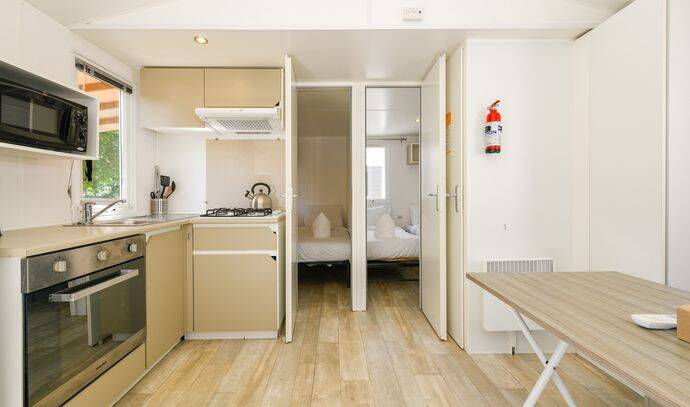 Mobil-home | Comfort | 3 Ch. | 6 pers. | Terrasse surélevée | A/C 2