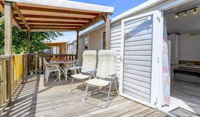Mobil-home | Comfort | 3 Ch. | 6 pers. | Terrasse surélevée | A/C 1
