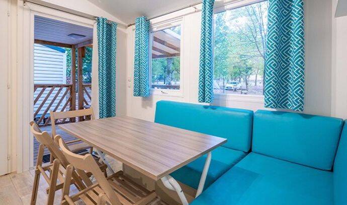 Mobil-home | Comfort | 3 Ch. | 6 pers. | Terrasse surélevée | A/C 4