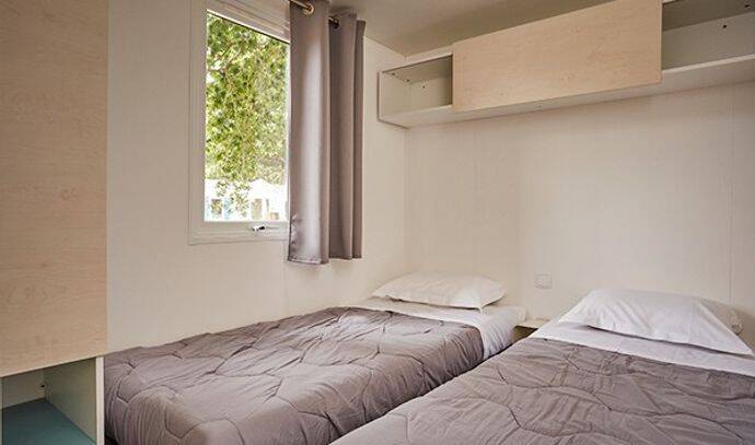 Mobil-home | Comfort | 3 Ch. | 6 pers. | Terrasse surélevée | TV 5