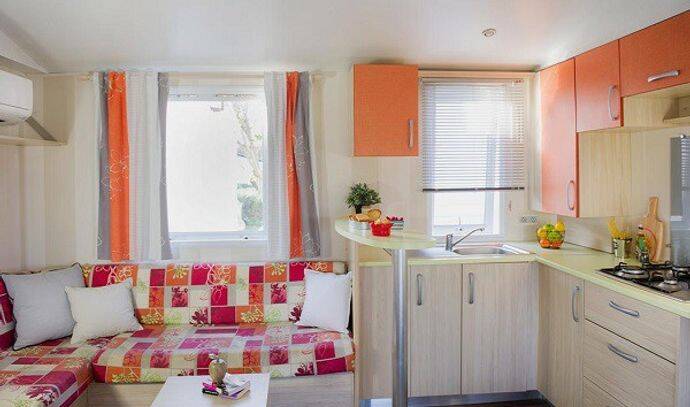Mobil-home | Comfort | 3 Ch. | 6 pers. | Terrasse surélevée | TV 1