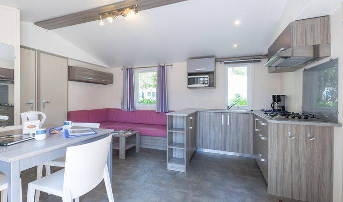 Mobil-home | Comfort | 3 Ch. | 6 pers. | Terrasse surélevée | TV 2