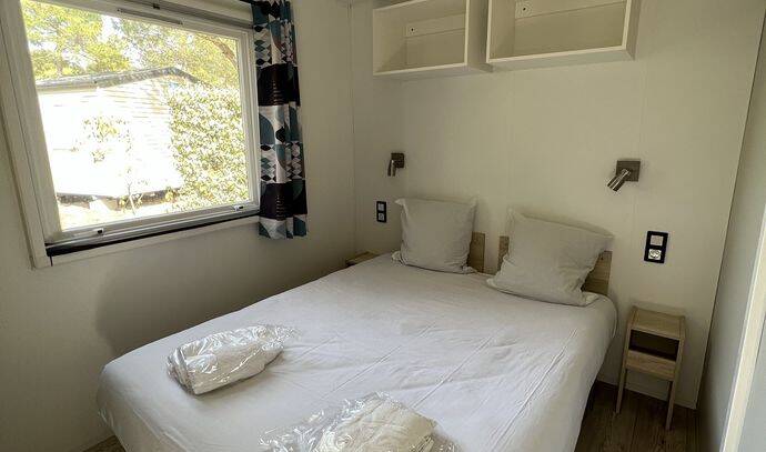 Mobil-home | Comfort | 3 Ch. | 6 pers. | Terrasse surélevée | TV 12