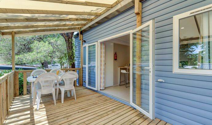 Mobil-home | Comfort | 3 Ch. | 6 pers. | Terrasse surélevée | A/C | TV 1