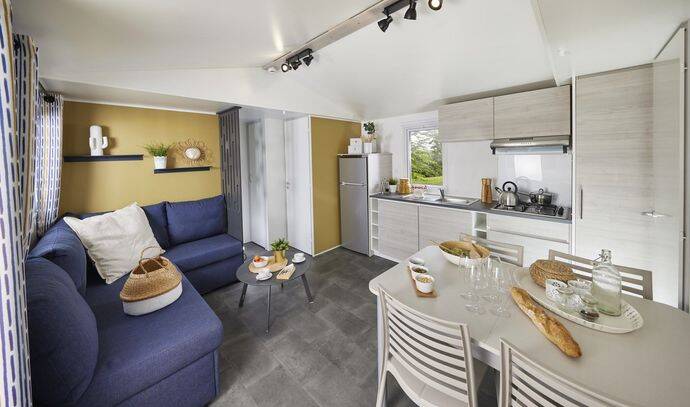 Mobil-home | Comfort | 3 Ch. | 6 pers. | Terrasse surélevée | A/C | TV 2