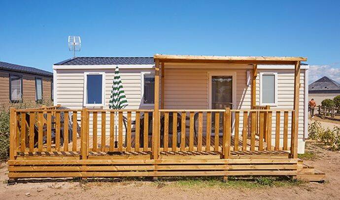 Mobil-home | Comfort | 3 Ch. | 6 pers. | Terrasse surélevée | A/C | TV 1