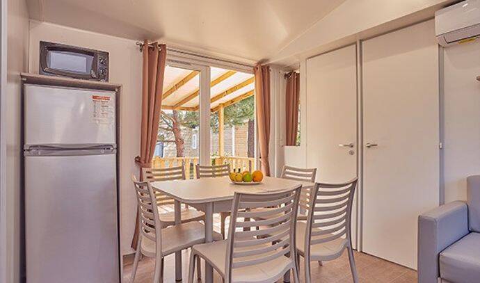 Mobil-home | Comfort | 3 Ch. | 6 pers. | Terrasse surélevée | A/C | TV 5