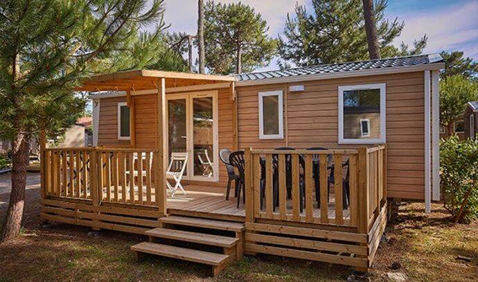 Mobil-home | Comfort | 3 Ch. | 6 pers. | Terrasse surélevée | A/C | TV 1