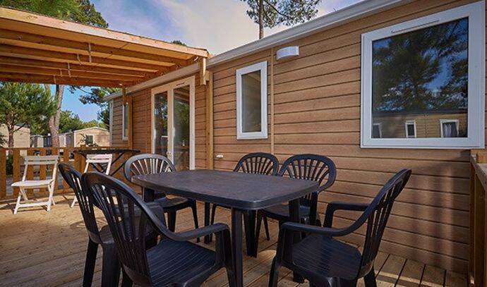 Mobil-home | Comfort | 3 Ch. | 6 pers. | Terrasse surélevée | A/C | TV 2