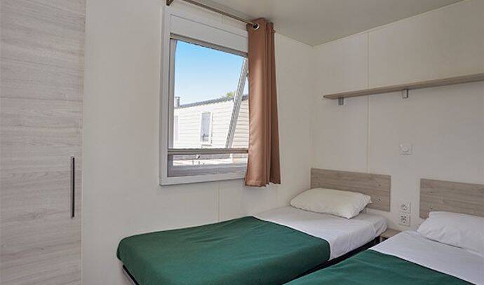 Mobil-home | Comfort | 3 Ch. | 6 pers. | Terrasse surélevée | A/C | TV 5