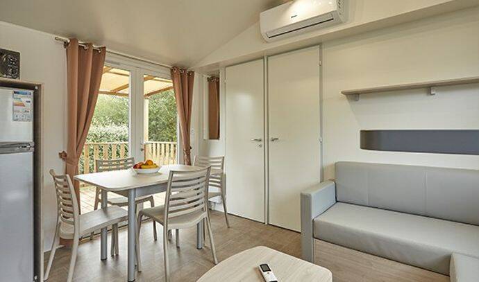 Mobil-home | Comfort | 3 Ch. | 6 pers. | Terrasse surélevée | A/C | TV 2