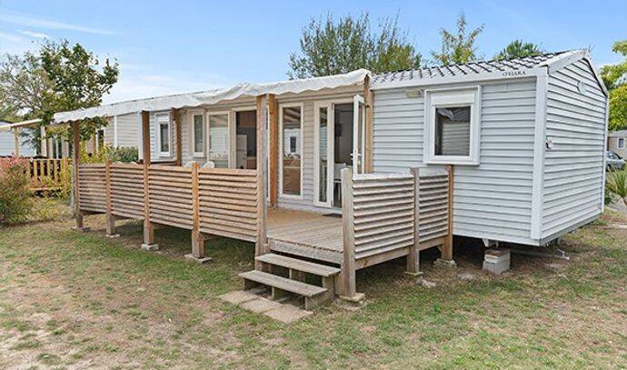 Mobil-home | Comfort | 3 Ch. | 6 pers. | Terrasse surélevée | A/C | TV 1