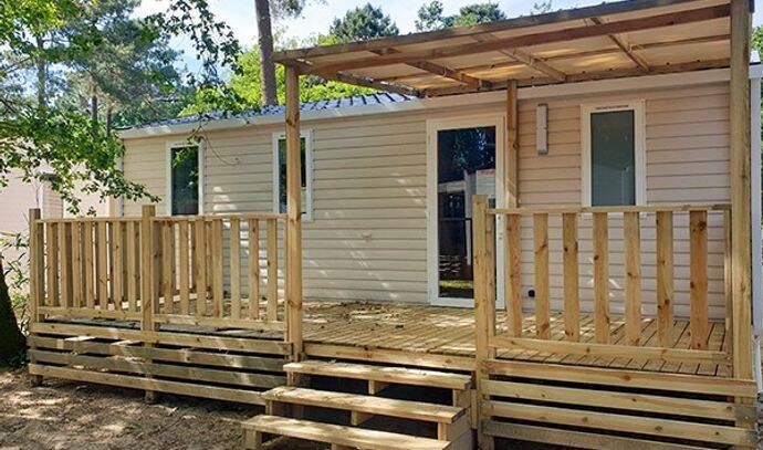 Mobil-home | Comfort | 3 Ch. | 6 pers. | Terrasse surélevée | A/C | TV 1