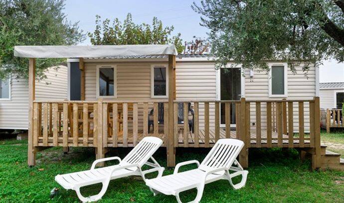 Mobil-home | Comfort | 3 Ch. | 6 pers. | Terrasse surélevée | A/C | TV 2