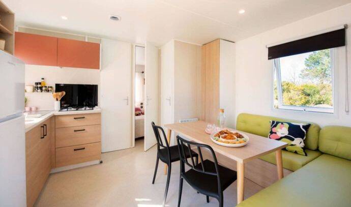 Mobil-home | Comfort | 3 Ch. | 6 pers. | Terrasse surélevée | A/C | TV 1