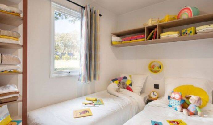 Mobil-home | Comfort | 3 Ch. | 6 pers. | Terrasse surélevée | A/C | TV 3