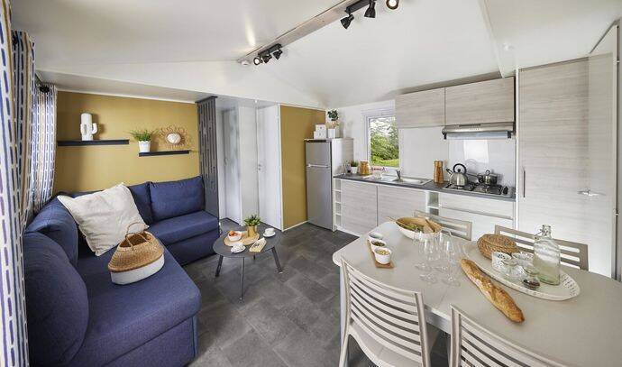 Mobil-home | Comfort | 3 Ch. | 6 pers. | Terrasse surélevée | A/C | TV 1