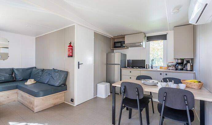 Mobil-home | Comfort | 3 Ch. | 6 pers. | Terrasse surélevée | A/C | TV 3