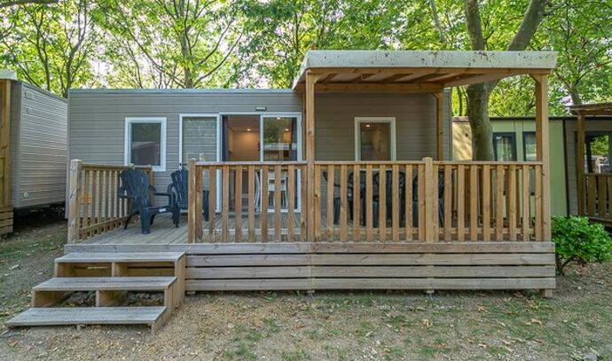 Mobil-home | Comfort | 3 Ch. | 6 pers. | Terrasse surélevée | A/C | TV 0
