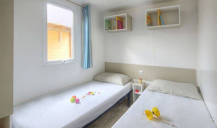Mobil-home | Comfort | 3 Ch. | 6 pers. | Terrasse surélevée | A/C | TV 3
