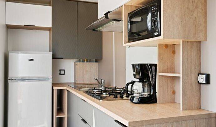 Mobil-home | Comfort | 3 Ch. | 6 pers. | Terrasse surélevée | A/C | TV 1