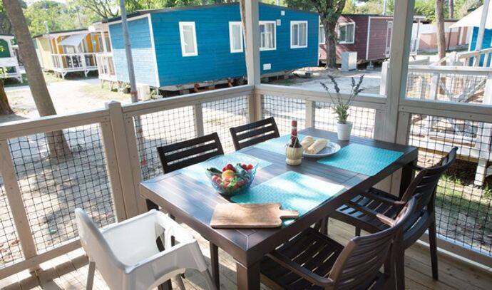 Mobil-home | Comfort | 3 Ch. | 6 pers. | Terrasse surélevée | A/C 1