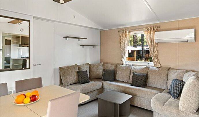 Mobil-home | Comfort | 3 Ch. | 6 pers. | Terrasse surélevée | A/C 1