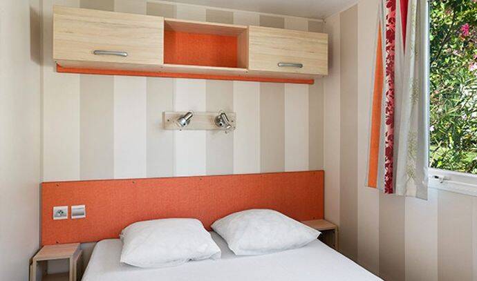 Mobil-home | Comfort | 3 Ch. | 6/8 pers. | Terrasse surélevée non couverte | A/C 3