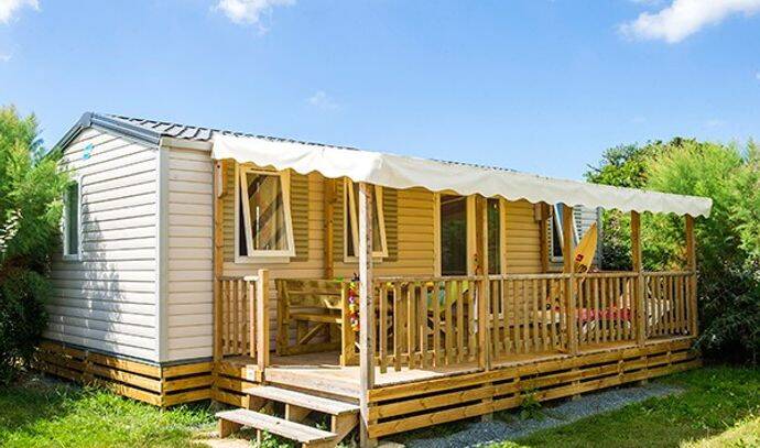 Mobil-home | Comfort | 3 Ch. | 6/8 pers. | Terrasse surélevée | A/C 0