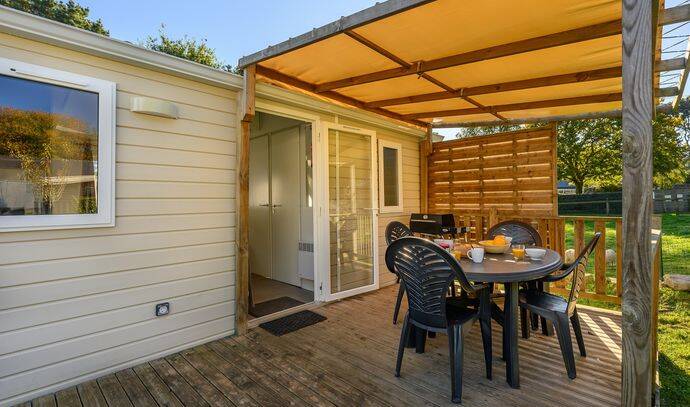 Mobil-home | Comfort | 3 Ch. | 6/8 pers. | Terrasse surélevée | A/C 1