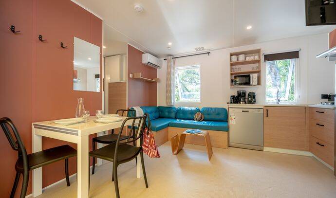 Mobil-home | Comfort | 4 Ch. | 8 pers. | Terrasse surélevée | A/C 2