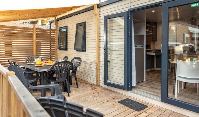 Mobil-home | Comfort | 4 Ch. | 8 pers. | Terrasse surélevée | A/C 1
