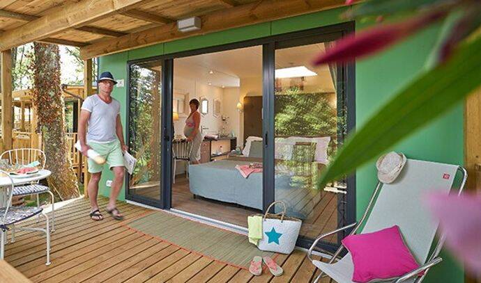 Mobil-home | Comfort | 2 pers. | Terrasse surélevée | A/C 1