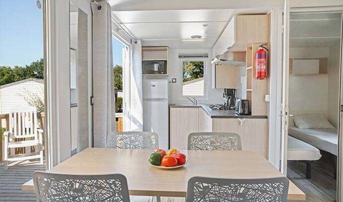 Mobil-home | Comfort | 2 Ch. | 4 pers. | Terrasse surélevée | A/C 3