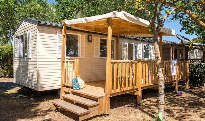 Mobil-home | Comfort | 2 Ch. | 4 pers. | Terrasse surélevée | A/C 0