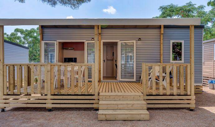 Mobil-home | Comfort XL | 2 Ch. | 4 pers. | Terrasse surélevée | A/C 0