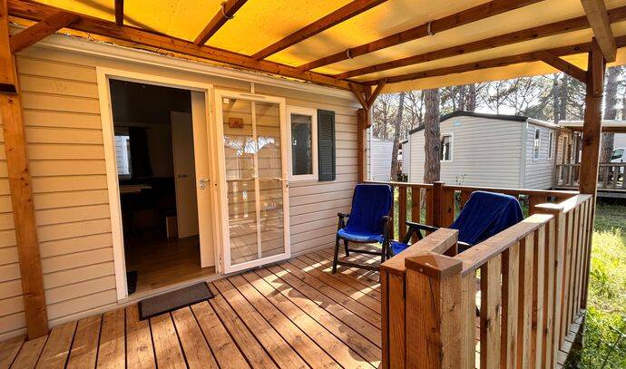 Mobil-home | Comfort | 2 Ch. | 4 pers. | Terrasse surélevée | A/C 1