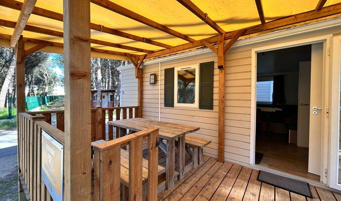 Mobil-home | Comfort | 2 Ch. | 4 pers. | Terrasse surélevée | A/C 0
