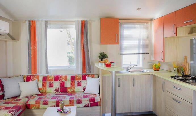 Mobil-home | Premium Exclusive | 3 Ch. | 6 pers. | Terrasse surélevée | A/C | TV 3