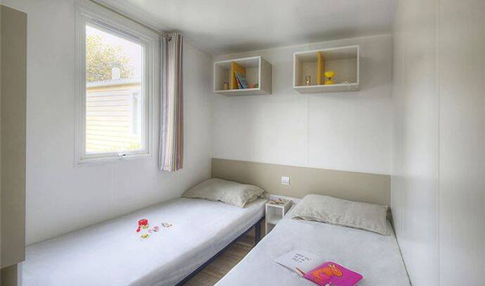 Mobil-home | Premium | 2 Ch. | 4 pers. | Terrasse surélevée | A/C 4