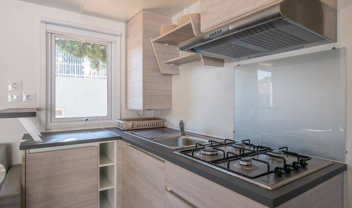 Mobil-home | Premium | 3 Ch. | 6 pers. | Terrasse Lounge | A/C | TV 4