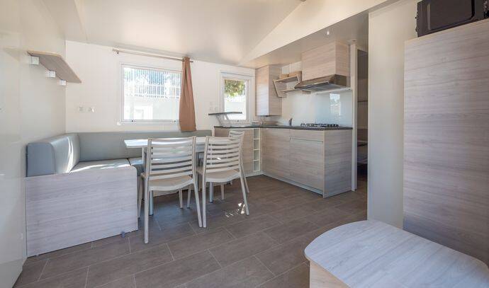 Mobil-home | Premium | 3 Ch. | 6 pers. | Terrasse Lounge | A/C | TV 2