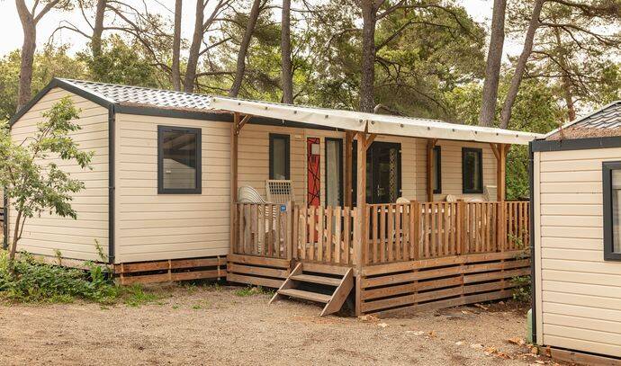 Mobil-home | Premium | 4 Ch. | 8 pers. | Terrasse Lounge | A/C | TV 0